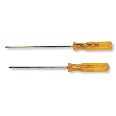 Screwdriver with Plastic Handle (-/+)